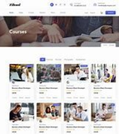 Zilom - Online Education Learning Elementor Template Kit