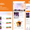 Andara - Influencer & Social Media Agency Template Elementor