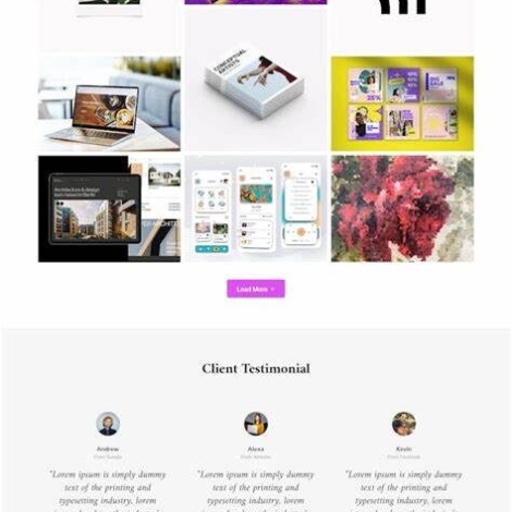 Andara - Influencer & Social Media Agency Template Elementor