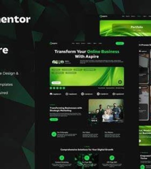 Aspire - SEO & Digital Marketing Elementor Template Kit