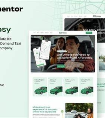 Cabsy - Transport Company & On Demand Taxi Elementor Template Kit