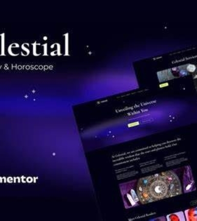 Celestial - Astrology & Horoscope Elementor Template Kit