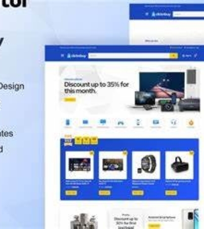 Clicknbuy - Woocommerce Electronic Store Elementor Template Kit