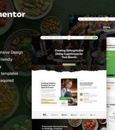 Delecta - Catering Service & Restaurant Elementor Template Kit