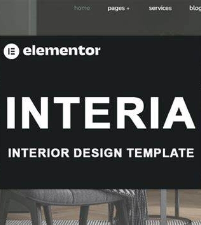 Interia - Interior Design Elementor Template Kit