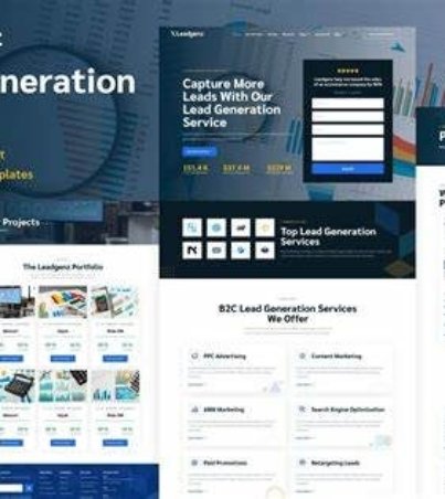 Leadgenz - Lead Generation & Sales Agency Elementor Pro Template Kit