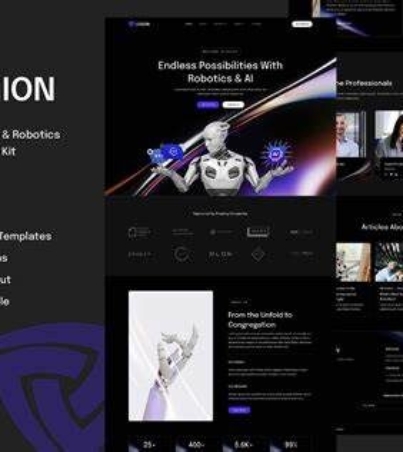 Legion - Artificial Intelligence & Robotics Elementor Template Kit