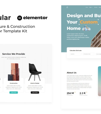 Modular - Architecture & Construction Elementor Template Kit