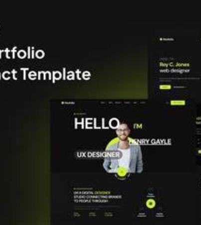 Noxfolio - Personal Portfolio Resume Elementor Template Kit
