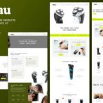 Sinau - Shaving & Barbers Products Elementor Template Kit