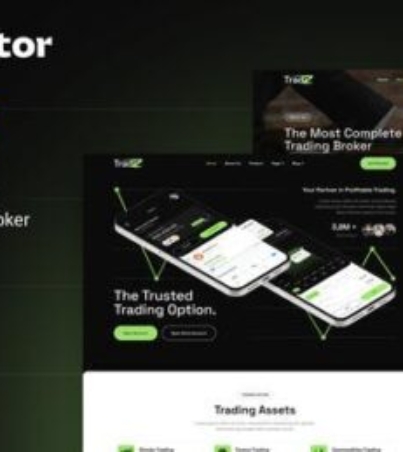 Tradiz – Trading Broker & Investment Elementor Template Kit