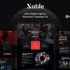 Xable - Dark Digital Agency Elementor Pro Template Kit